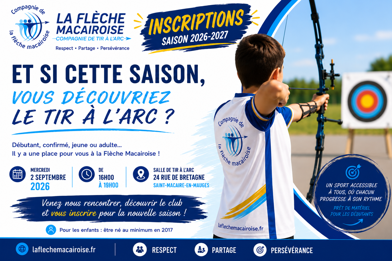 Et si cette saison, vous découvriez le tir à l'arc ?